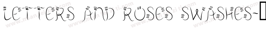 Letters and Roses Swashes字体转换